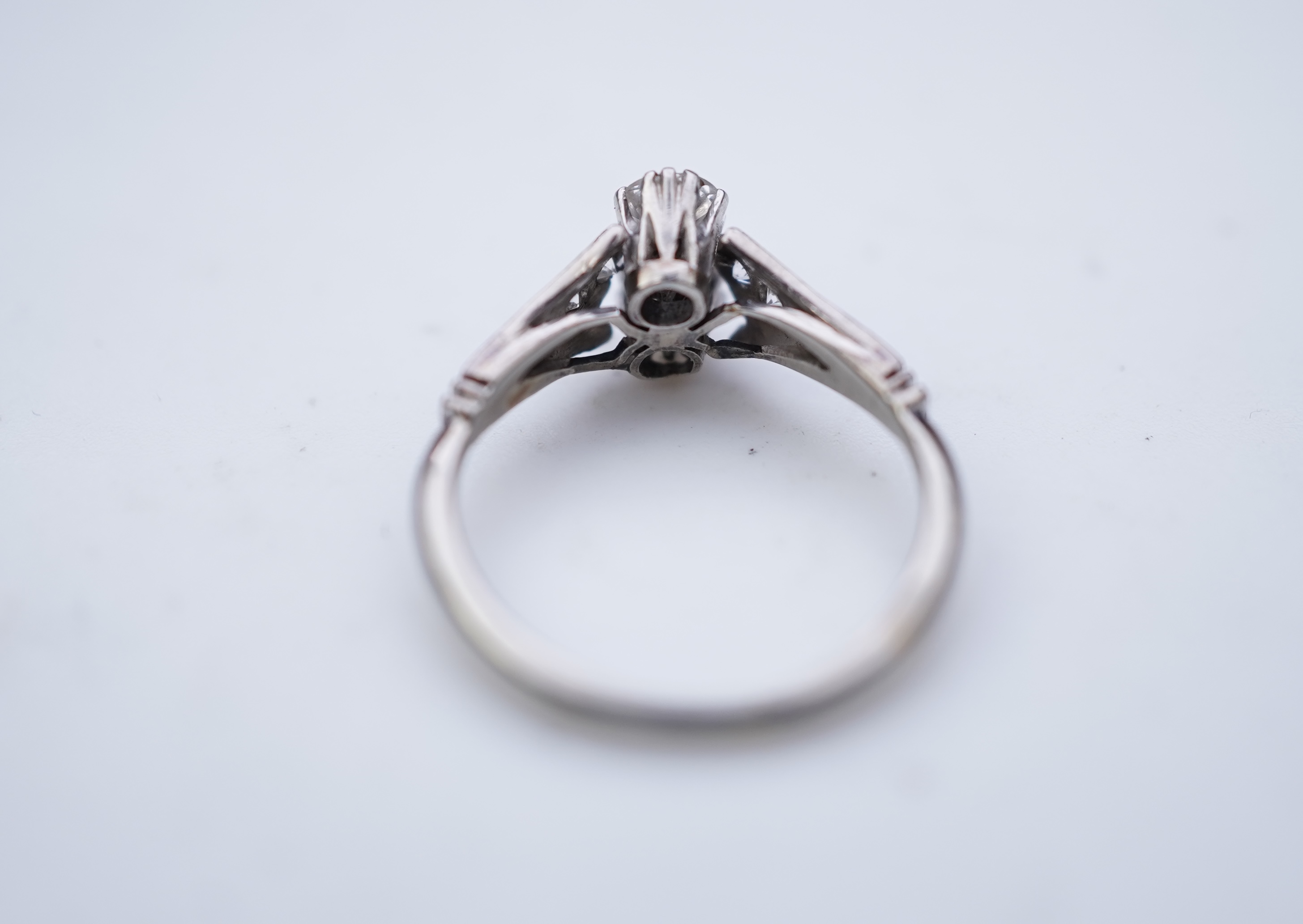 A diamond ring, early 20th century
